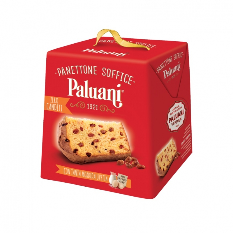 Paluani panettone without candied fruit 700 Gr.